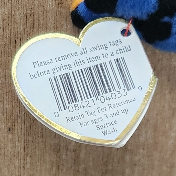 🦎 Ty Beanie Baby “Lizzy” the Lizard – 1995 Vintage Collectible, Excellent Condi - Picture 4 of 16